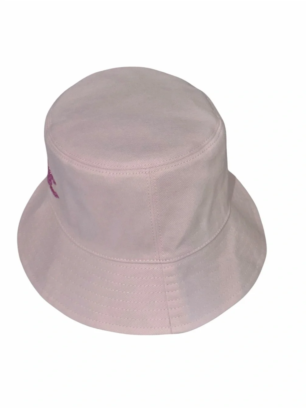 Chanel Beauty GWP Pink CC Rhinestone Logo Bucket Hat